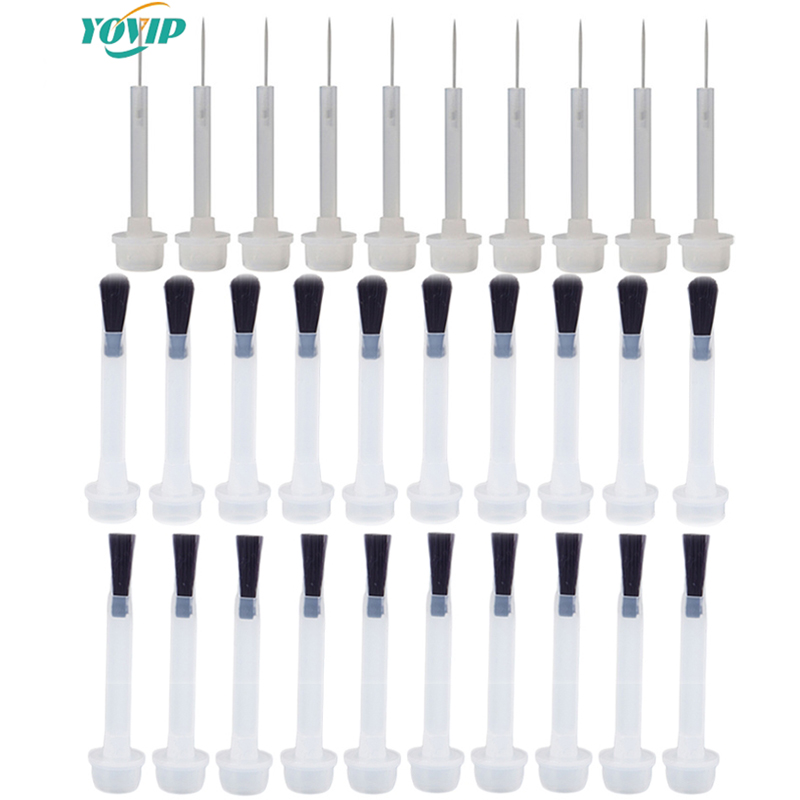 Dip Powder Nail - Disposable Nail Brush 10Pcs/Box Nail Polish