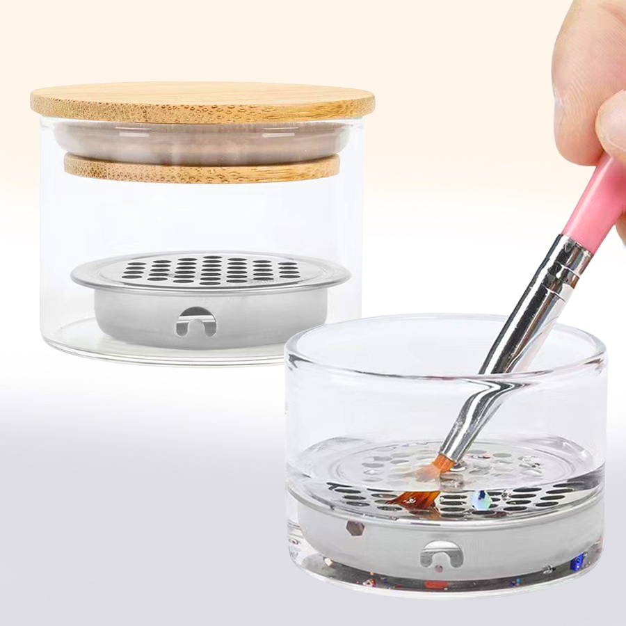 Dip Powder Nail - Nail Art Brushes Washing Cup Nail