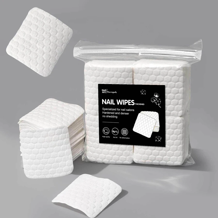 Nail Art Gel - 200Pcs Lint Free Nail Wipes Durable