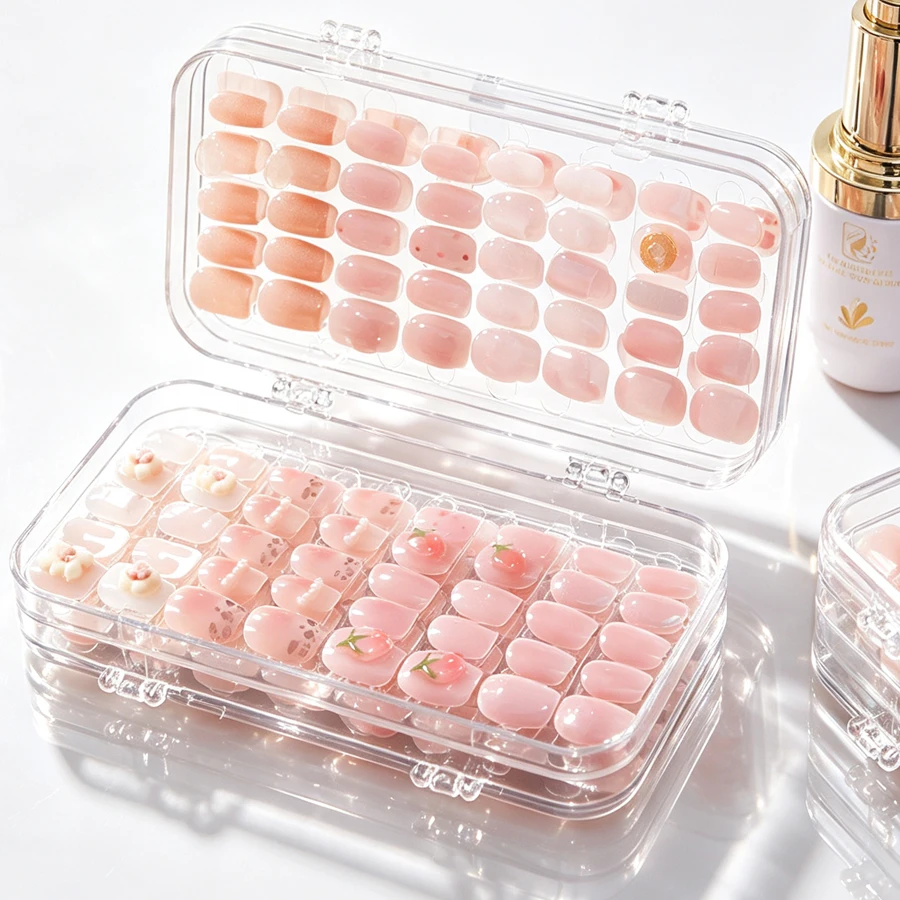 Nail Art Overlay - Clear Foldable Press On Nail Storage