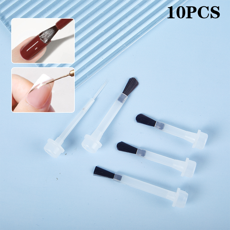 Disposable Nail Brush 10Pcs/Bo - Dip Powder Nail recension och pris