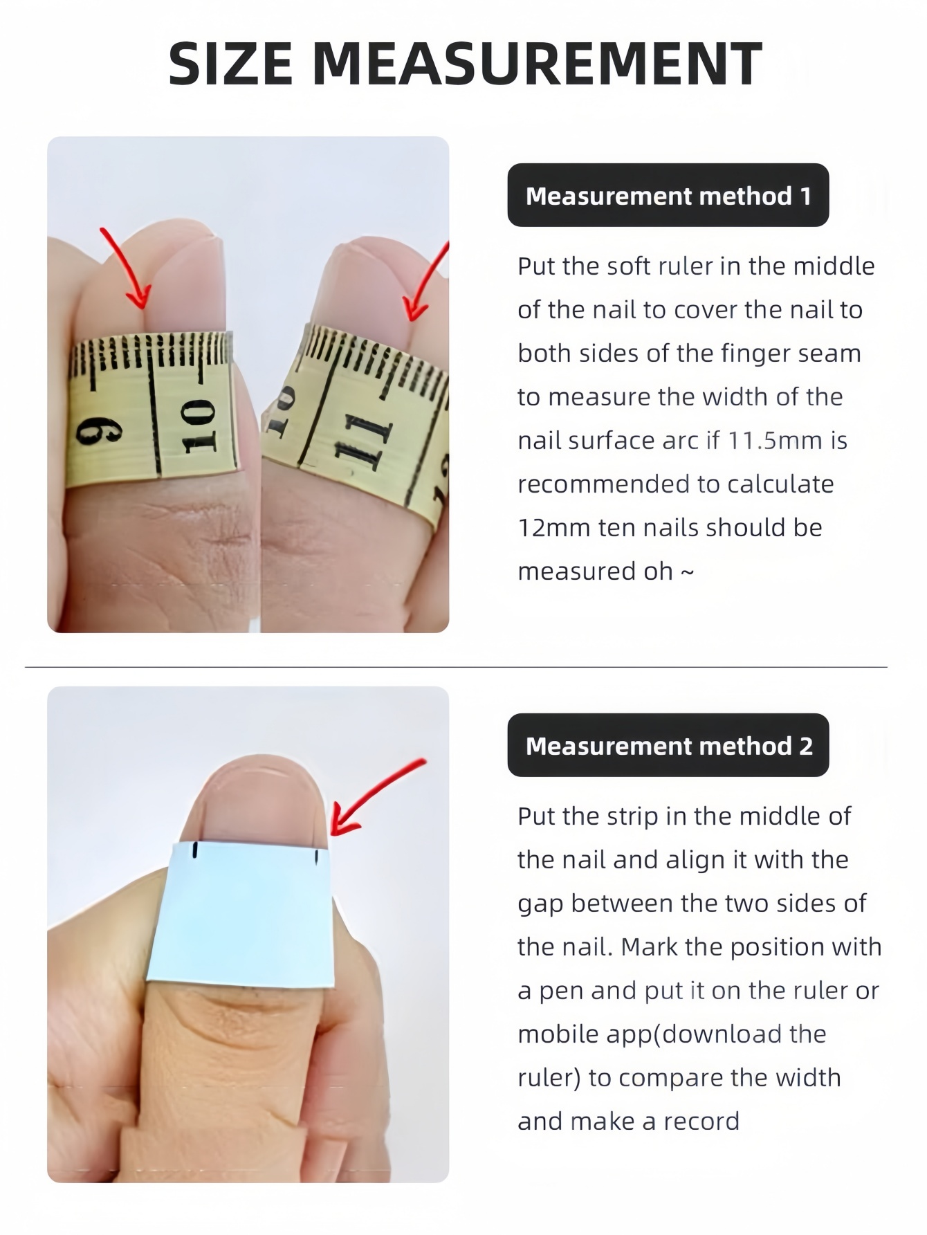 10 Pieces of Short Square Roun - Nail Art Press On recension och pris