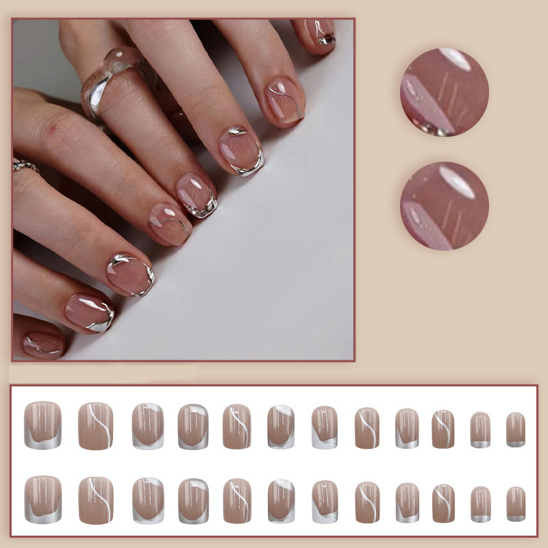 Short fake nails for women gir - Nail Art Overlay recension och pris