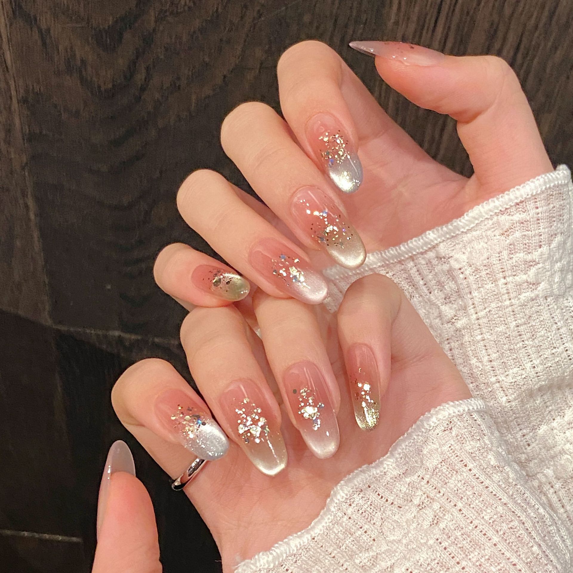 Handmade Press on Nails Rainbo - Nail Art Press On recension och pris