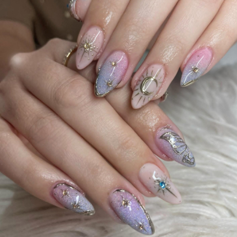 24pcs Gilded Starlight Stick o - Nail Art Overlay recension och pris