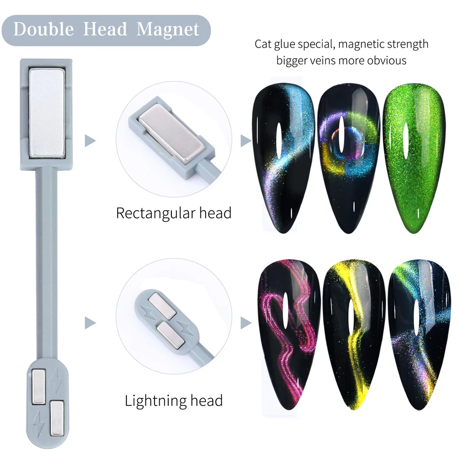 Dual-Ended Magnetic Strip Nail - Nail Art Overlay recension och pris