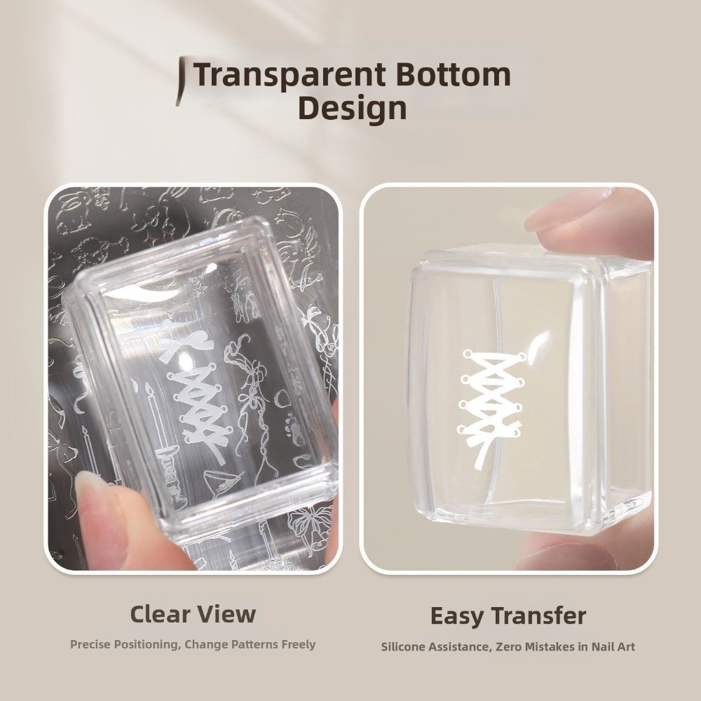 New Transparent Nail Art Stamp - Nail Art Inspo recension och pris