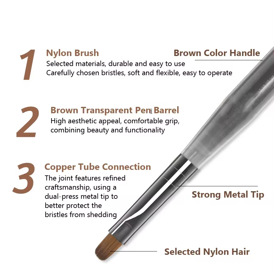9Pcs Nail Brush Liner DIY Pain - Nail Art Overlay recension och pris
