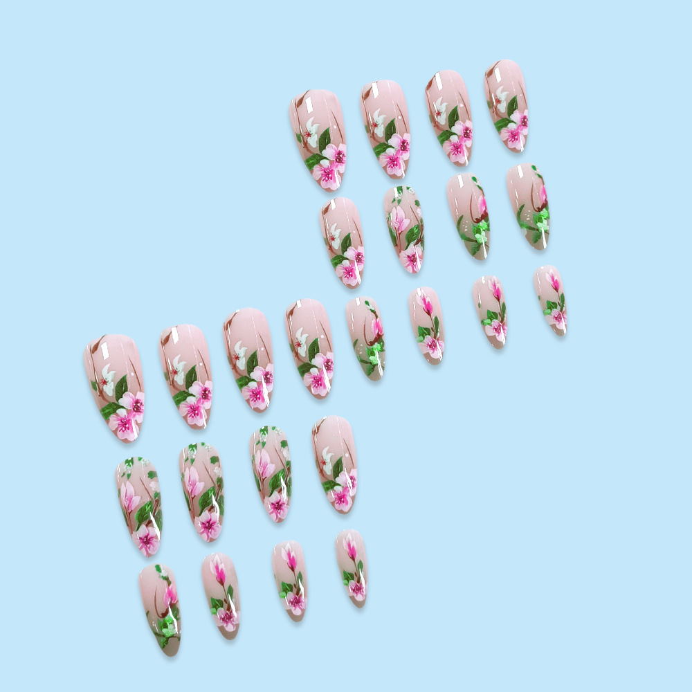 Short Almond Press on Nails 3D - Nail Art Press On recension och pris