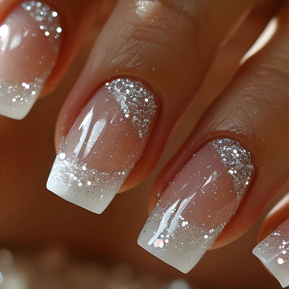 24pcs/set Medium Square fake n - Nail Art Overlay recension och pris