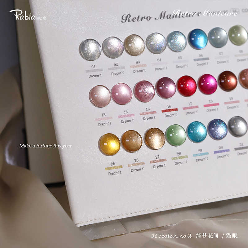 RABIA Moonlight Cat Eye 36 Col - Nail Art Gel recension och pris