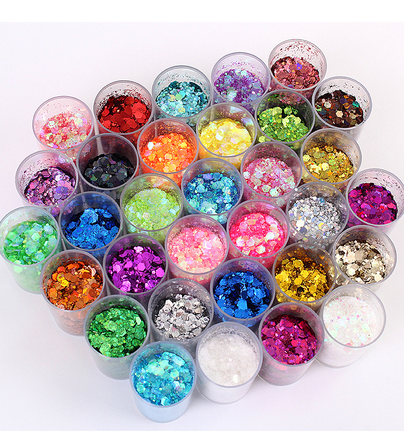 32/24/20Pcs Holographic Nail G - Dip Powder Nail recension och pris