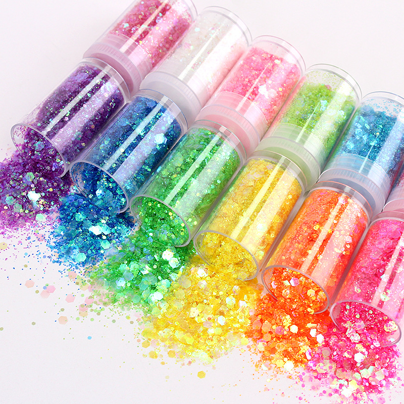 32/24/20Pcs Holographic Nail G - Dip Powder Nail recension och pris