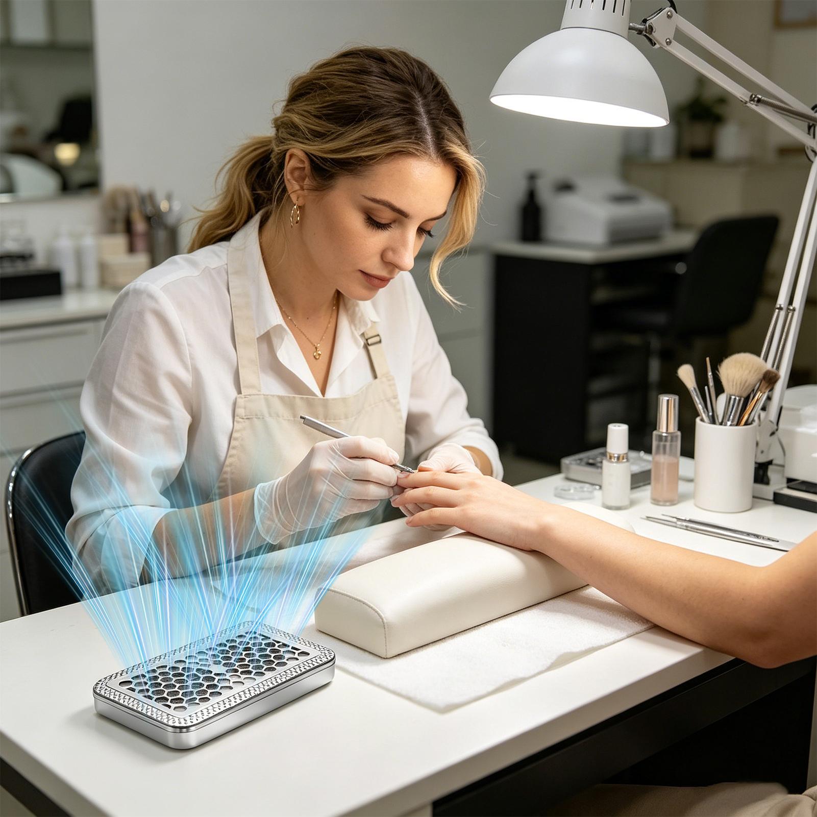 Nail Dust Collector Powerful U - Dip Powder Nail recension och pris