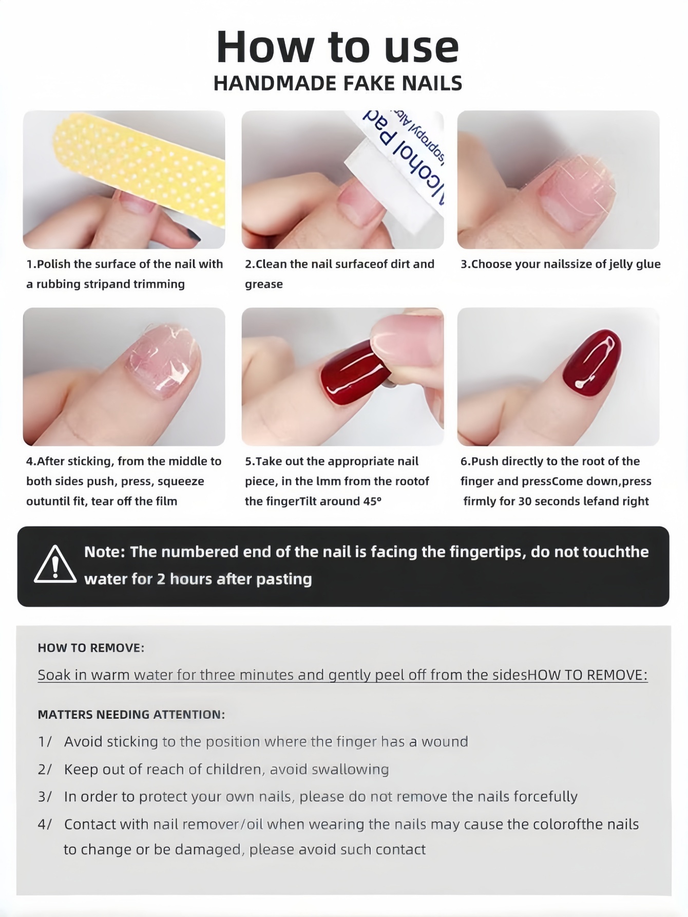 10 Almond-Shaped Nails, Black  - Nail Art Overlay recension och pris