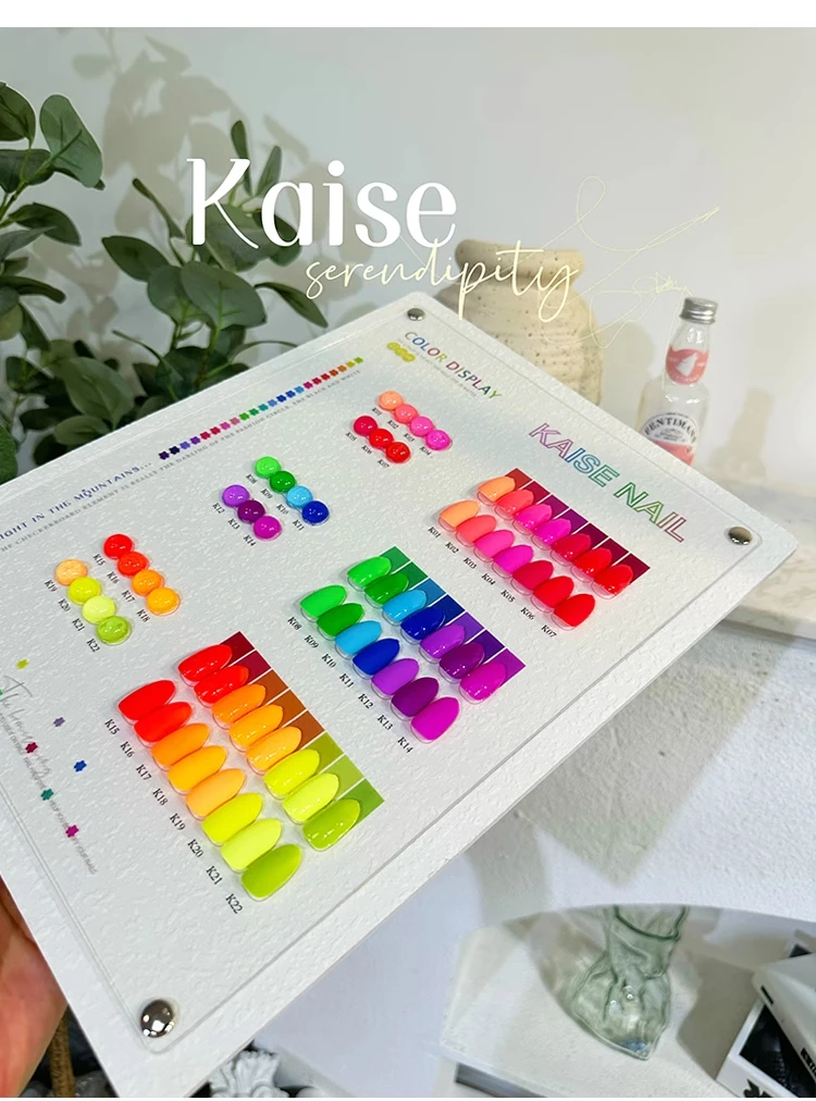 KAISE 22 colors Multicolor Nai - Nail Art Gel recension och pris
