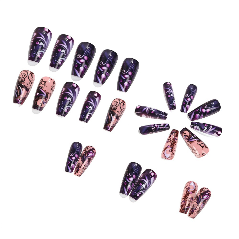 Medium fake nails for women gi - Nail Art Overlay recension och pris