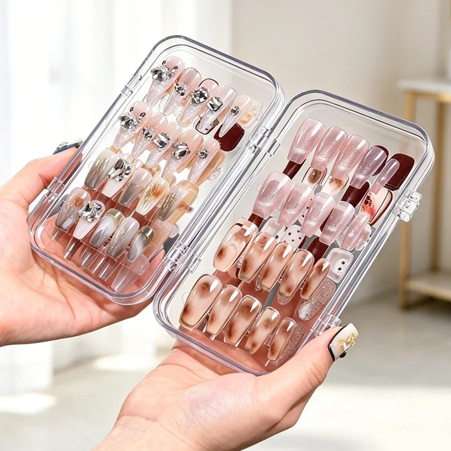Clear Foldable Press On Nail S - Nail Art Overlay recension och pris