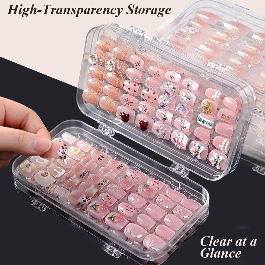 Clear Foldable Press On Nail S - Nail Art Overlay recension och pris