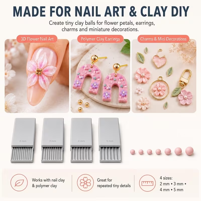 3D Print Clay Gel Ball Maker T - Nail Art Gel recension och pris