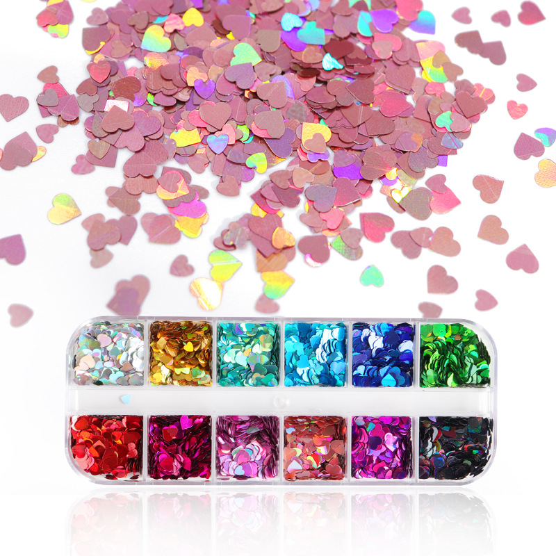 Mix Color Fluorescent Butterfl - Nail Art Overlay recension och pris