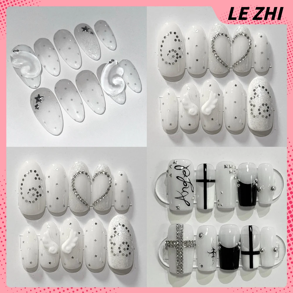 Y2K Retro Wings Stars Glitter  - Nail Art Overlay recension och pris
