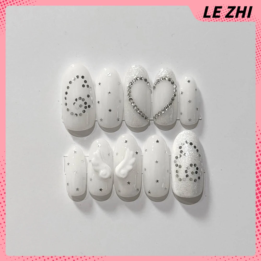 Y2K Retro Wings Stars Glitter  - Nail Art Overlay recension och pris