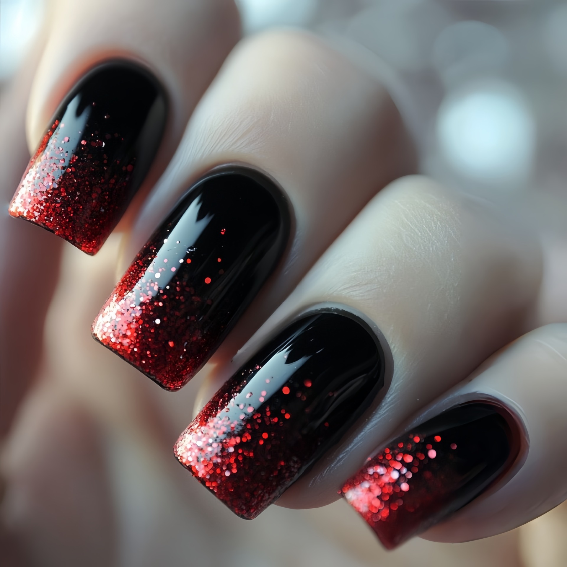 Short Medium fake nails Gradie - Nail Art Press On recension och pris