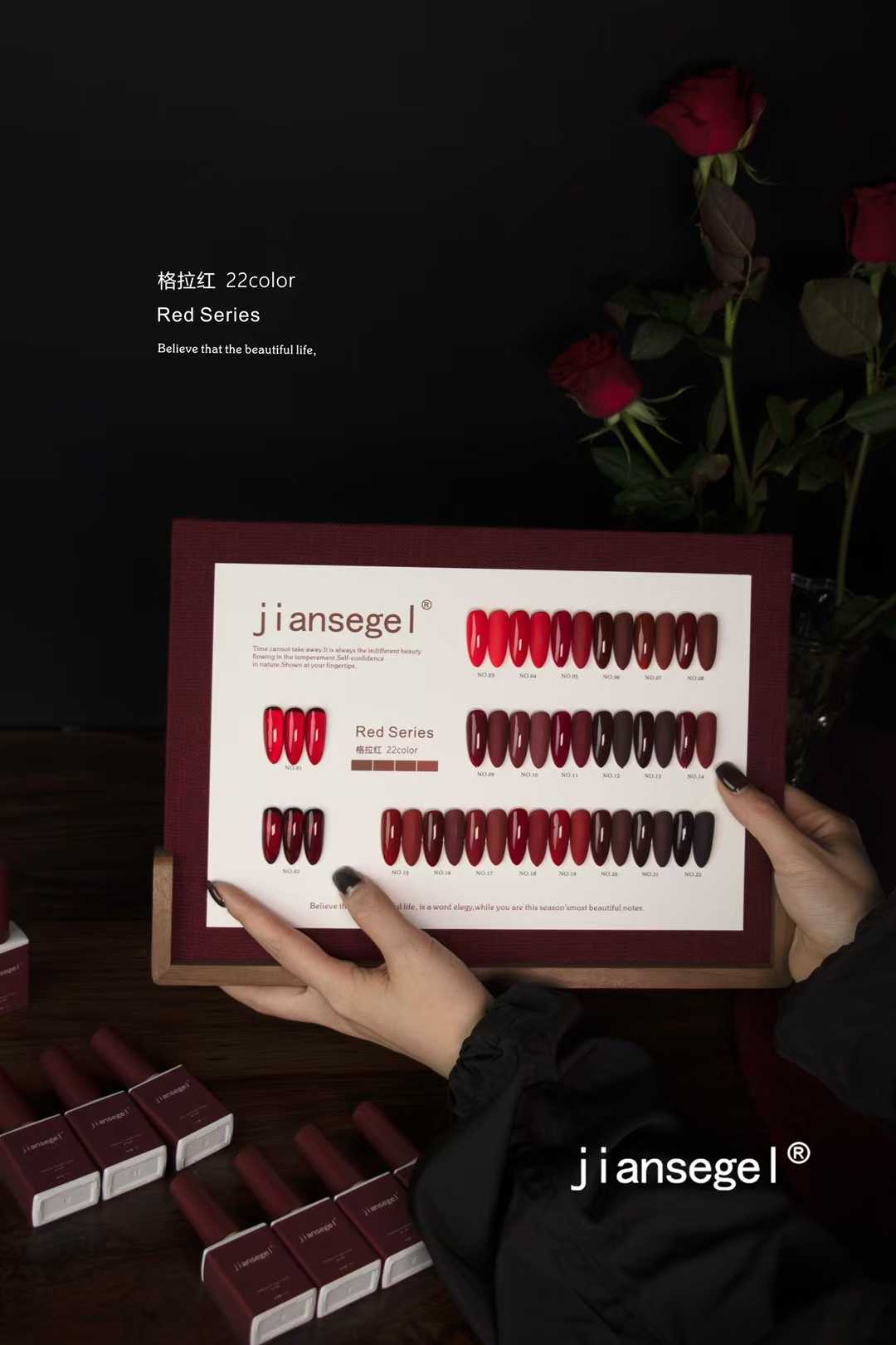 JIANSE 22 colors Nail gel set  - Nail Art Gel recension och pris