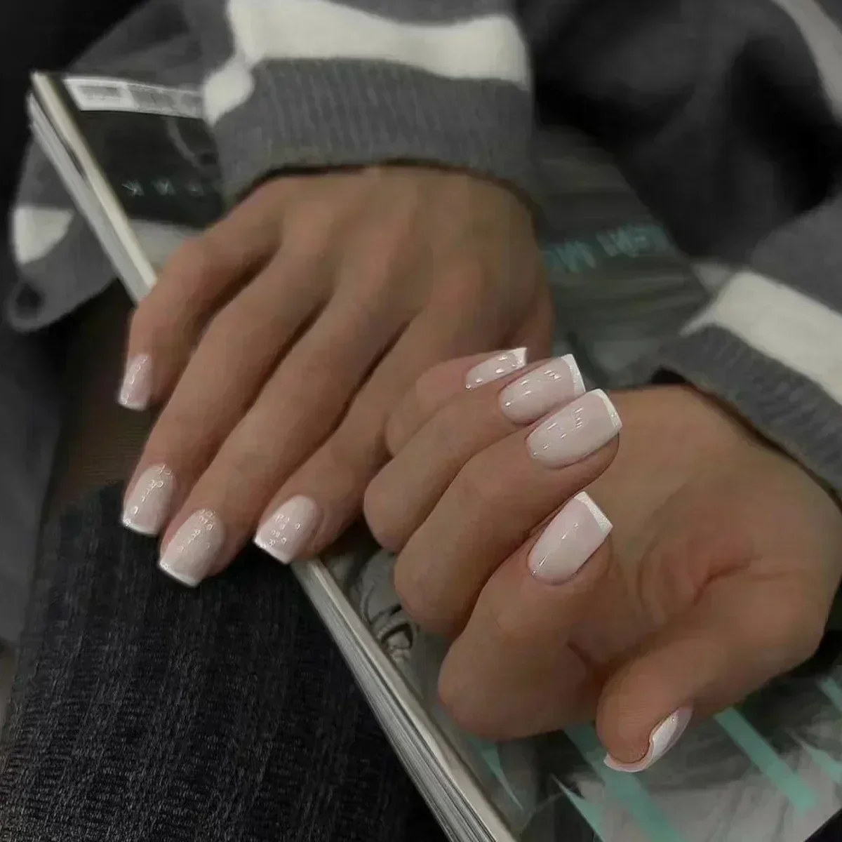 24Pcs Simple Ballet Glitter De - Nail Art Inspo recension och pris
