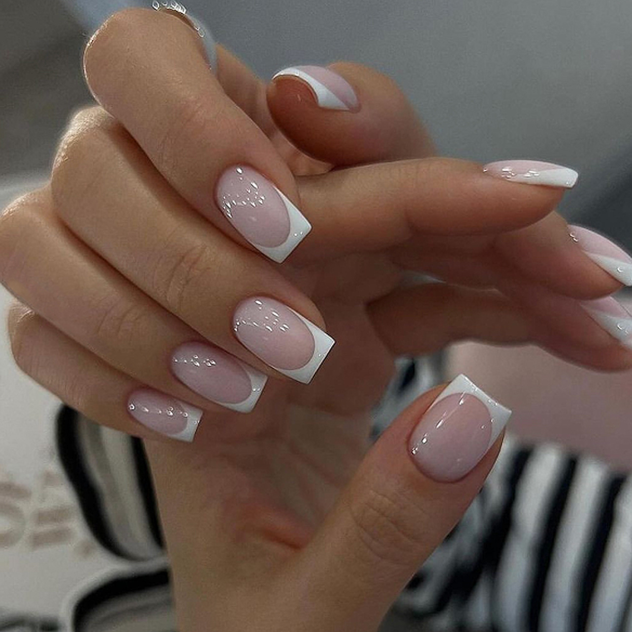 24Pcs Simple Ballet Glitter De - Nail Art Inspo recension och pris